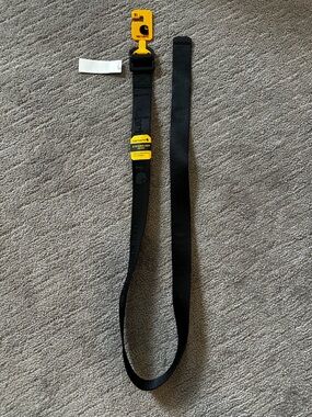 Carhartt Black Webbing Belt with Yellow Tab